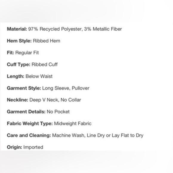 NWT Stars Above Fuzzy Sweater - Picture 6 of 9